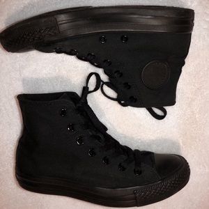Black High-top Chuck Taylors